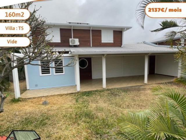 A LOUER VILLA F5 PLATEAU CAILLOUX