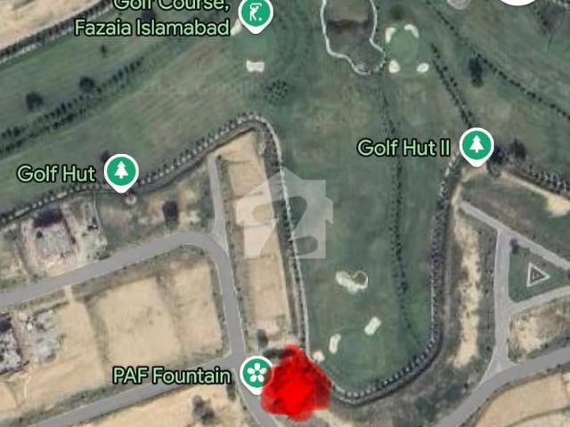 A Perfect Residential Plot Awaits You In The Top Most Executive Block PRIME BLOCK Overlooking Golf Course Of PAF Fizaya Islamabad