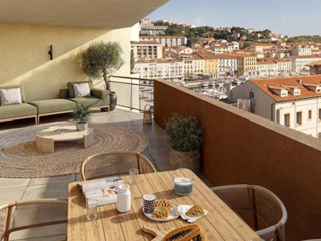 À Port Vendres, appartement neuf avec balcon pour investir
