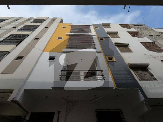 1st Floor West Open 2 Bed Lounge Flat Next To Corner From Main Road For Sale In Karachi University Society
