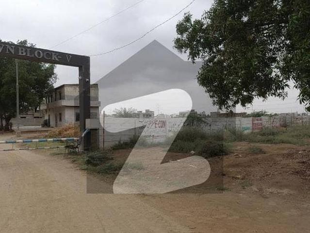 A Residential Plot Of 120 Square Yards In Pir Ahmed Zaman Town Block 3 40ft Road
