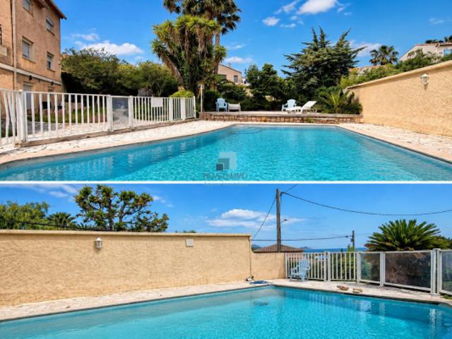 À St Aygulf, T2 avec terrasse, piscine et parking privatif