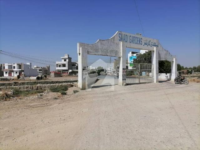 A Stunning Residential Plot Is Up For Grabs In Saadi Garden Block 2 Karachi