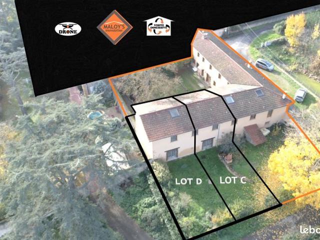 A SAISIR 2 plateaux de 80 à 85 m2 au cœur d’une belle demeure à Châtillon d’Azergues