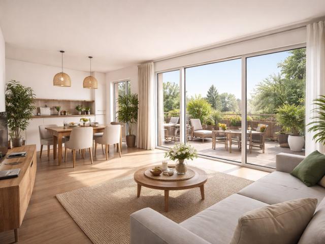 A SAISIR DERNIER LOT DISPONIBLE SUPERBE T3 AVEC TERRASSE EXPO SUD/EST 3 pièces, 68 m²