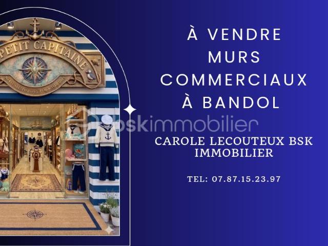 À saisir – Local commercial à Bandol – 31,90 m²