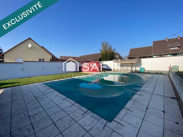 A SCHOENAU, proche Sundhouse et Europapark, belle maison de 154m2 sur 8,51 ares