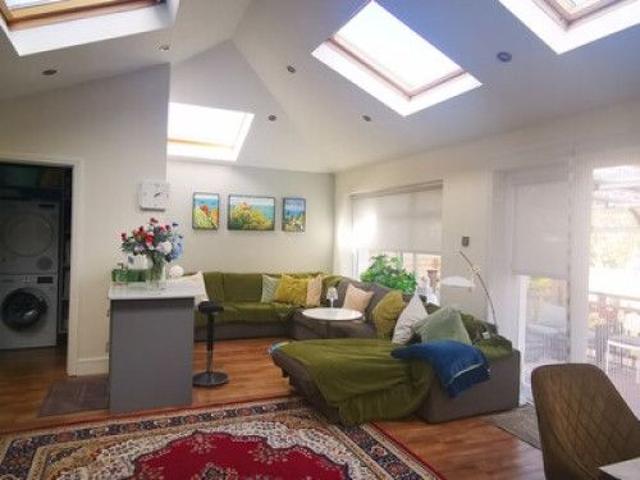 A spacious room with an en suite