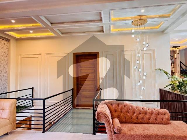 A Triple Storey Fully Furnished Designer House. With 10 Marla Lawn And Swimming Pool Bahria Greens Overseas Enclave