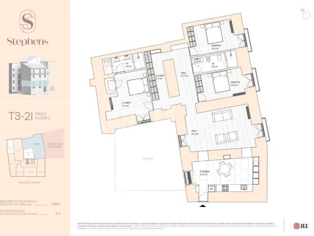 à venda Apartamento de luxo de 189 m2, Lisboa, Portugal