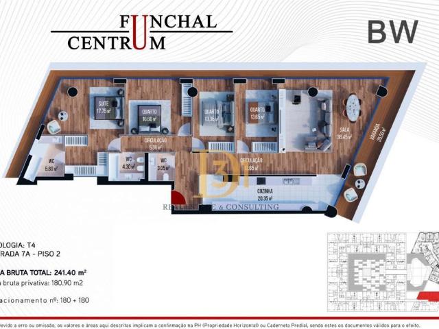 à venda Apartamento de luxo de 240 m2, Funchal, Portugal