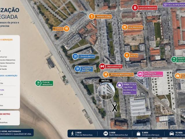 à venda Luxuoso apartamento de 105 m2, Matosinhos, Porto