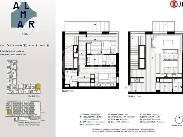 à venda Luxuoso apartamento de 114 m2, Almada, Setúbal