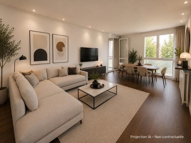 A vendre 5 pièces Grand appartement familial de 96 m² avec 4 chambres et 2 loggias NOGENT SUR OISE 60