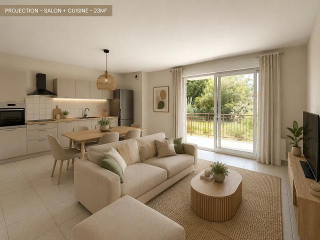 A Vendre T3 Avec Terrasse Et Parking Prive 55m² Vidauban