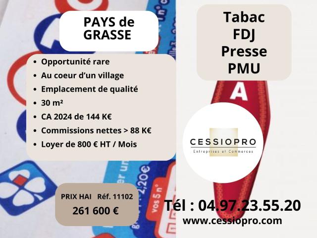 A vendre Tabac FDJ PMU, Pays de Grasse