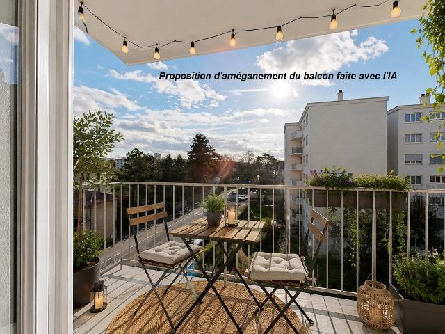 À VENDRE TASSIN CENTRE APPARTEMENT 3 PIÈCES 68,18 M2 CARREZ EN ÉTAGE ÉLEVÉ GARAGE EN SUS