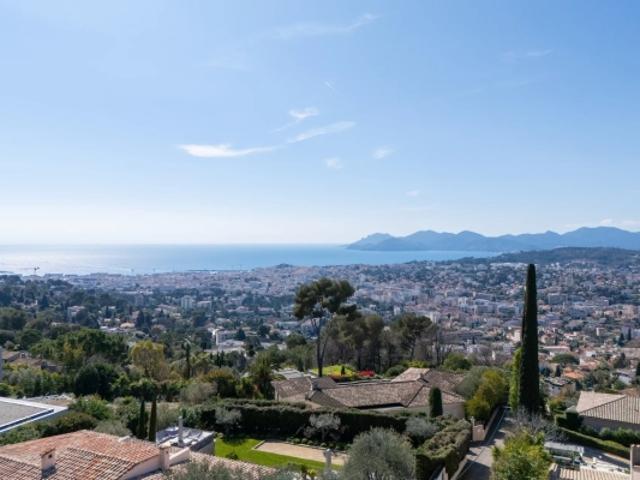 A vendre Terrain avec vue mer panoramique Le Cannet Collines