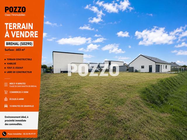A VENDRE Terrain à bâtir BREHAL 50290