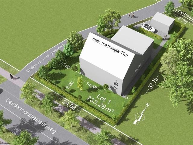 à vendre Terrain à bâtir Liezele Dendermondsesteenweg
