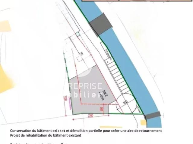 À VENDRE TERRAIN CONSTRUCTIBLE 1680m² & PROJET ENTREPÔT ARTISANA
