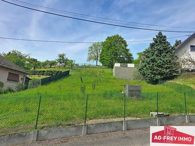 A vendre terrain constructible de 745 m2 à Soultzbach les Bains dans le Haut Rhin 68
