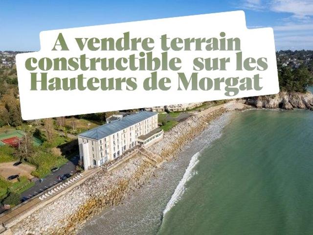 À vendre: terrain constructible sur les hauteurs de Morgat