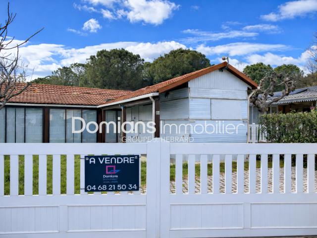 À VENDRE TERRAIN DE LOISIR 250 M2 AVEC MOBIL HOME ARGELES SUR MER