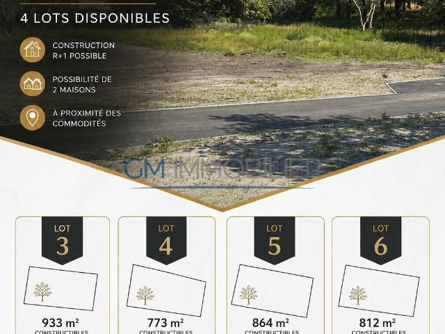 À VENDRE Terrains d’Exception Proches de la Mer