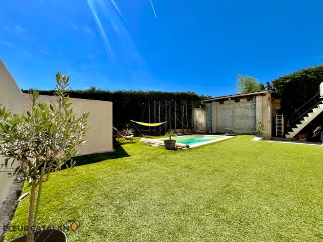 A VENDRE THUIR CENTRE VILLA T5 PISCINE 4 FACES HORS LOTI
