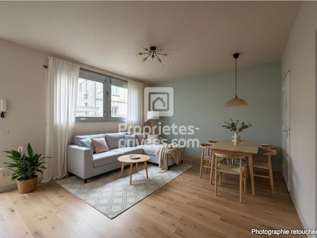 À VENDRE TOURS 37000: APPARTEMENT DEUX PIÈCES 37m2 + DÉPENDANCE QUARTIER PRÉBENDES IDÉAL INVESTISSEUR