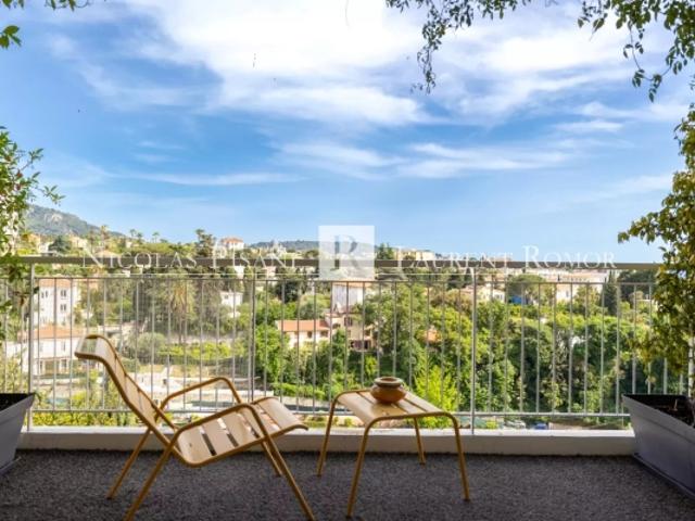 A vendre, très bel appartement 3 pièces, Nice Haut Brancolar, Vue mer, 76 m², 485.000 €