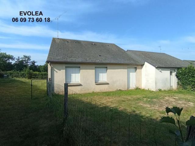 A VENDRE VALLON EN SULLY MAISON PLAIN PIED T4B JARDIN CLOS GARAGE 96.000