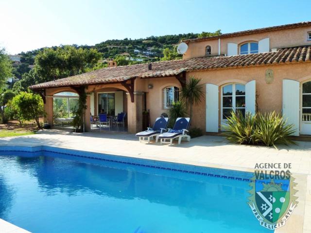A VENDRE VILLA 5 PIECES VUE MER PISCINE GARAGE DOMAINE DE VALC