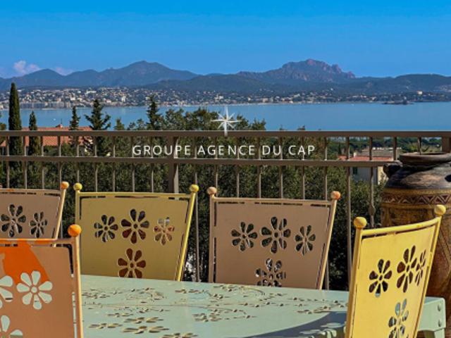 A VENDRE VILLA VUE MER A SAINT AYGULF DOUBLE GARAGE PISCINE 6 CHAMBRES