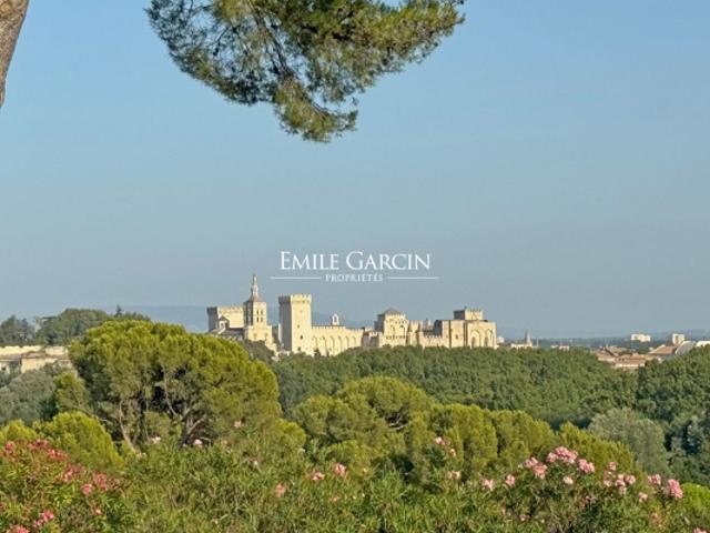 A vendre Villa avec vue exceptionnelle sur le Palais des Papes Villeneuve Les Avignon