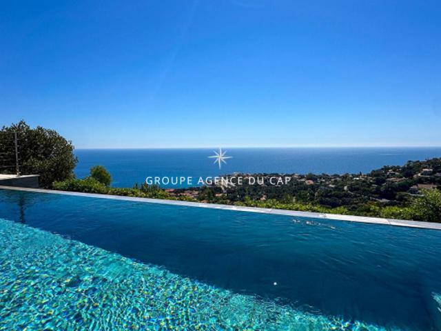 A VENDRE VILLA CONTEMPORAINE VUE MER, 3 CHAMBRES EN SUITE +APPARTEMENT INDEPENDANT