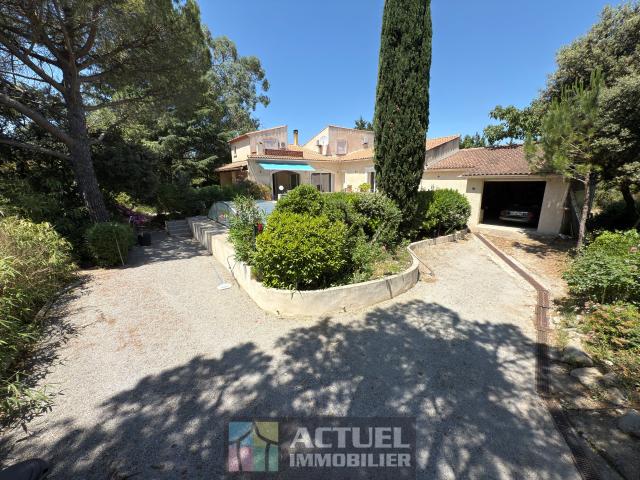 A vendre à Baillargues, maison avec piscine sur un grand terrain