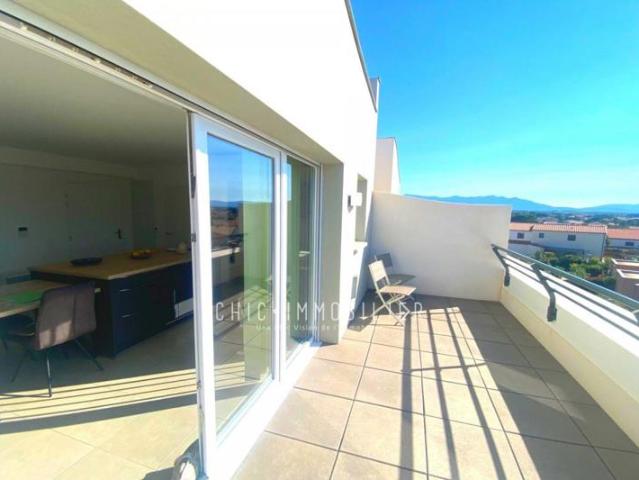 À vendre à Pollestres, au 3ème et dernier étage avec ascense
