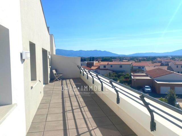À vendre à Pollestres, au 3ème et dernier étage avec ascenseur