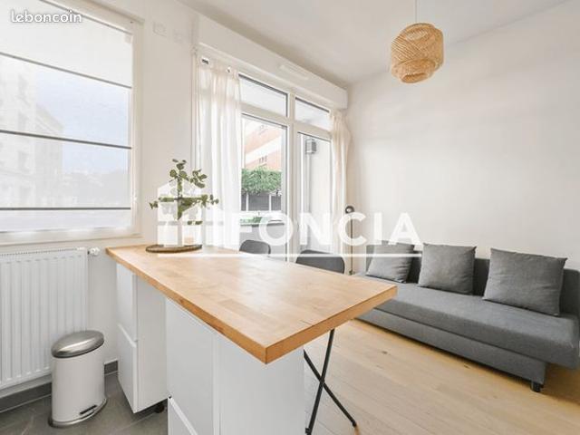 A VENDRE ASNIERES SUR SEINE Studio 24m2 tout équipé immeuble récent