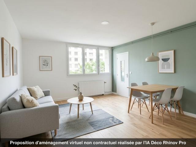 A vendre Appartement T4 Traversant à Vénissieux, Quartier Gabriel Péri