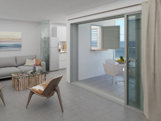 A VENDRE appartement T4 avec une grande terrasse en RDC à Moule