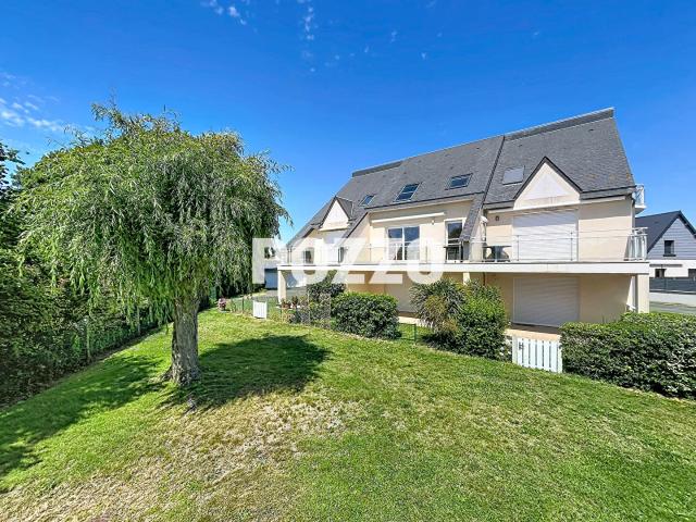 A VENDRE, APPARTEMENT F2 AVEC TERRASSE + GARAGE à JULLOUVILLE 50