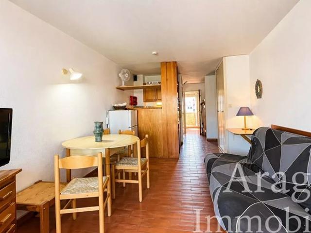 À VENDRE Appartement F2 + cabine au Barcarès