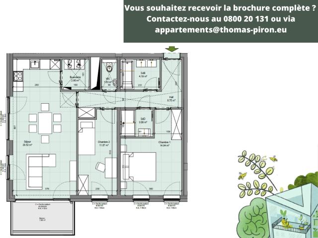à vendre Appartement Gembloux Chaussée de Namur