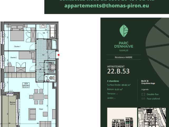 à vendre Appartement Jambes