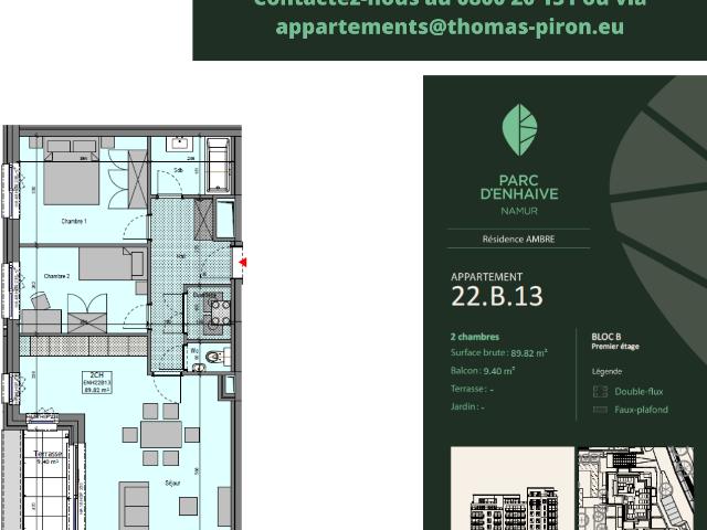 à vendre Appartement Jambes