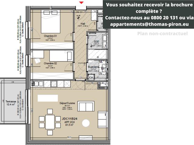 à vendre Appartement Louvain la Neuve Boulevard de Wallonie