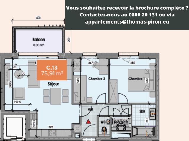 à vendre Appartement Mons
